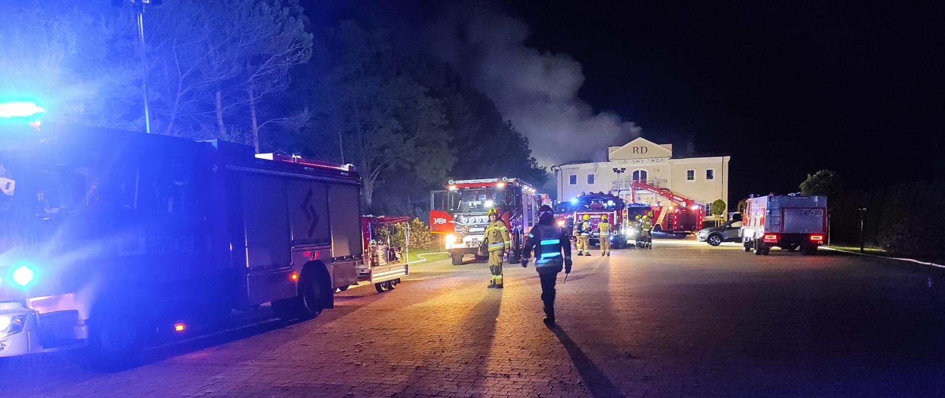 Pożar restauracji w Stobnie Siódmym