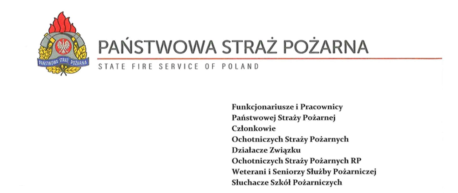 Życzenia Komendanta Głównego PSP z okazji 11 Listopada