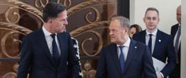 Sekretarz Generalny NATO M. Rutte i Premier D. Tusk