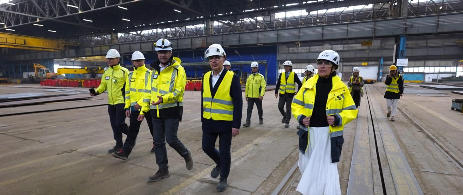 Sekretarz Stanu w Ministerstwie Aktywów Państwowych Robert Kropiwnicki z wizytą w Baltic Towers i Grupie Przemysłowej Baltic