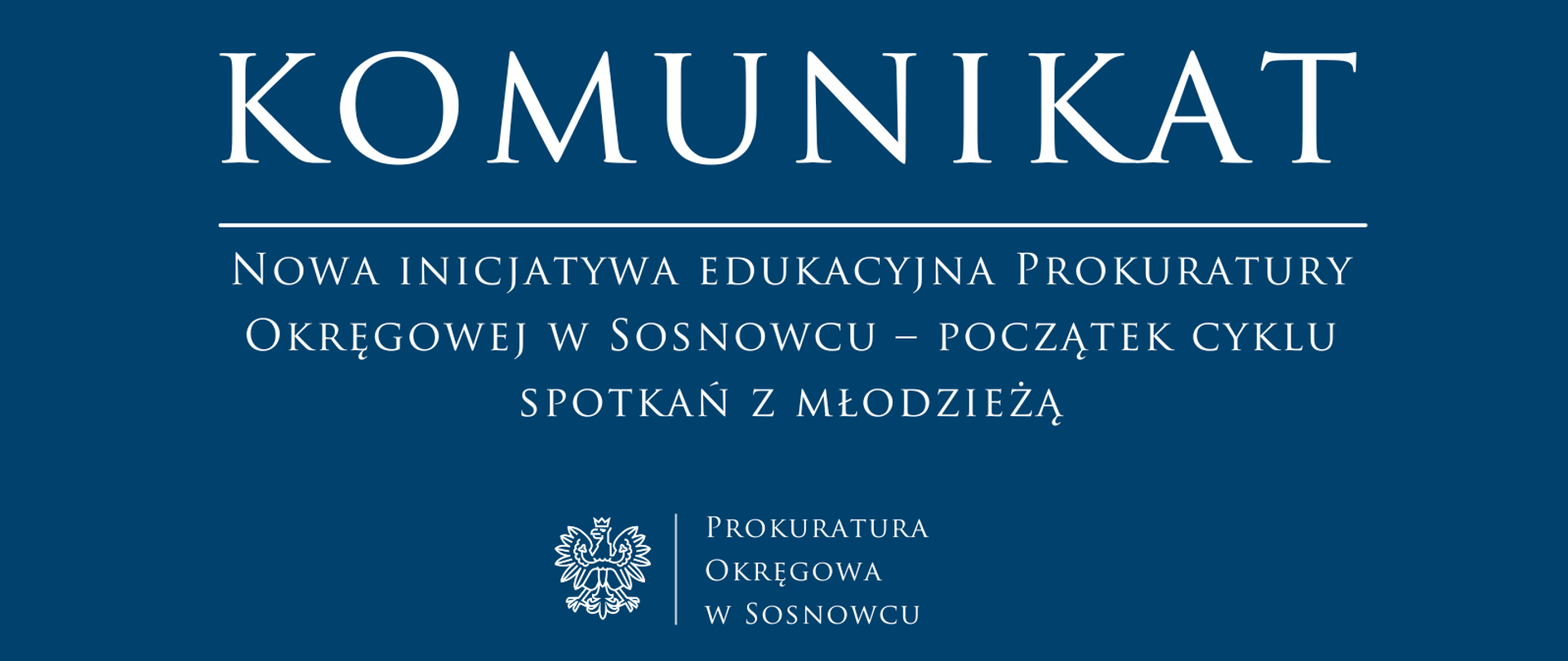 Nowa inicjatywa edukacyjna Prokuratury Okręgowej w Sosnowcu – początek cyklu spotkań z młodzieżą