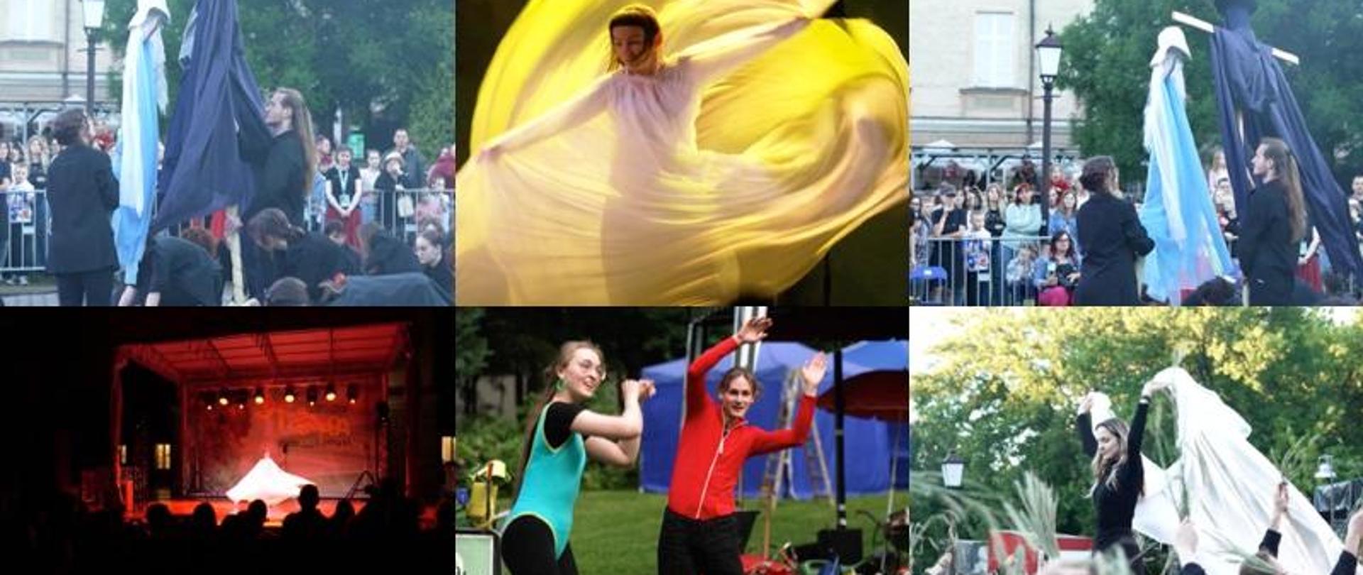 Słuchacze Studium Animatorów Kultury podczas La Strady 2024 - kolaż zdjęć