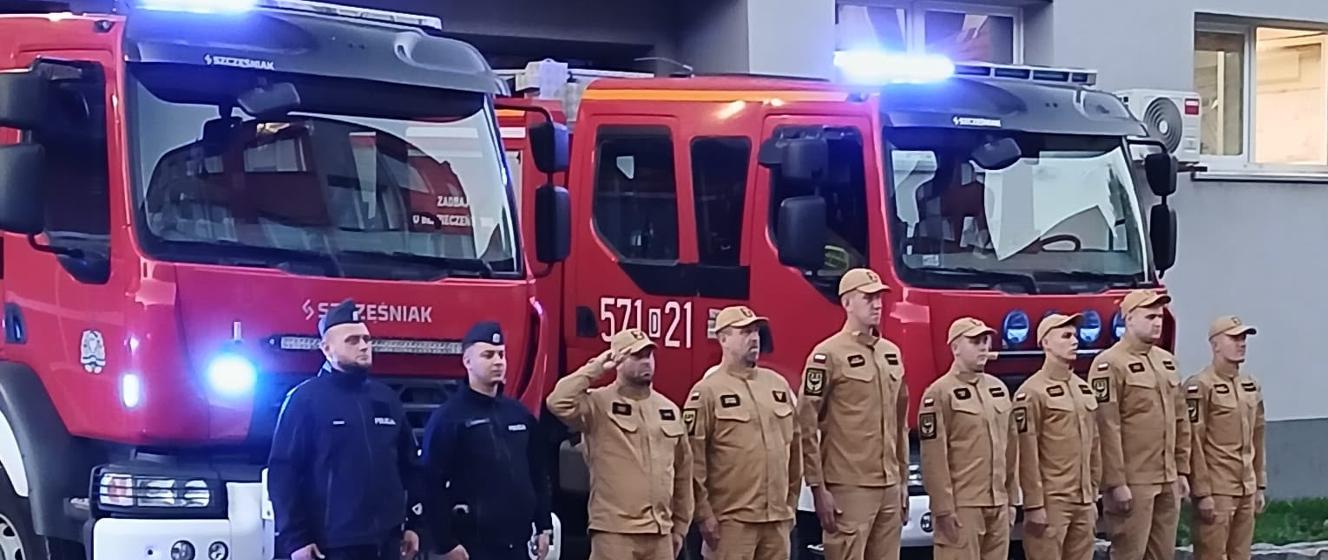 Hołd dla strażaków z KP PSP w Nisku