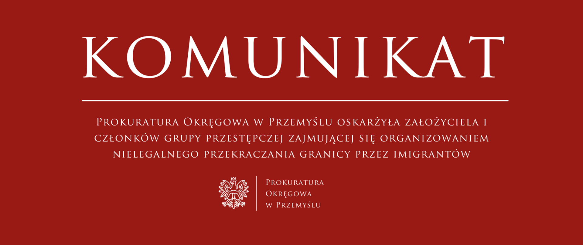 Akt oskarżenia przeciwko zorganizowanej grupie przestępczej zajmującej się przemytem imigrantów na polsko-białoruskiej granicy