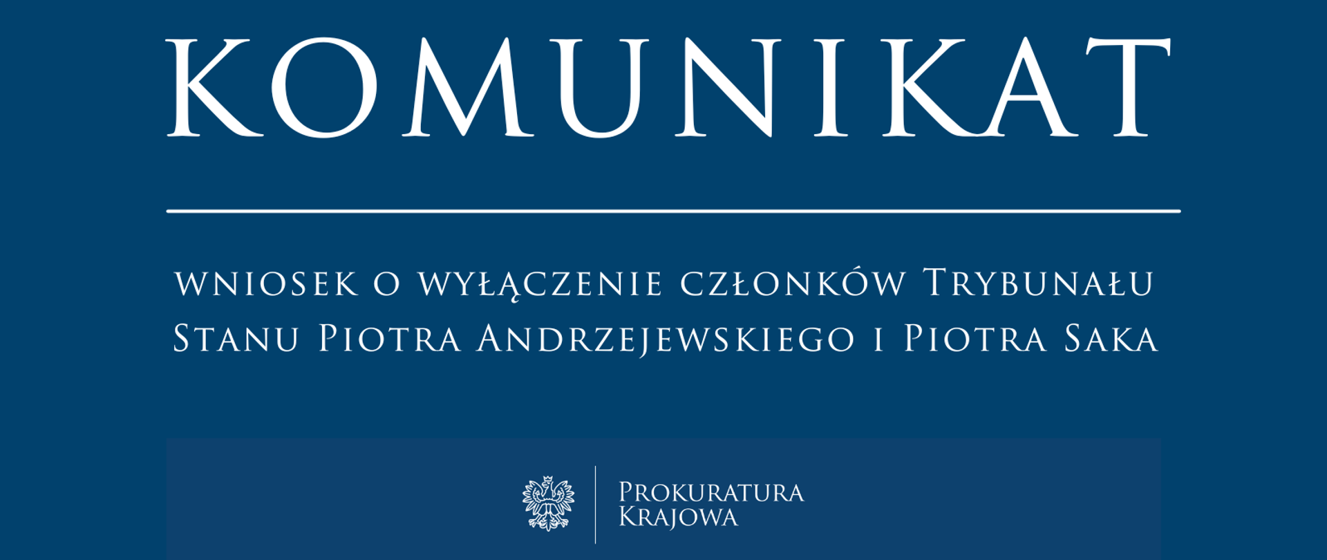 Wniosek o wyłączenie członków Trybunału Stanu Piotra Andrzejewskiego i Piotra Saka