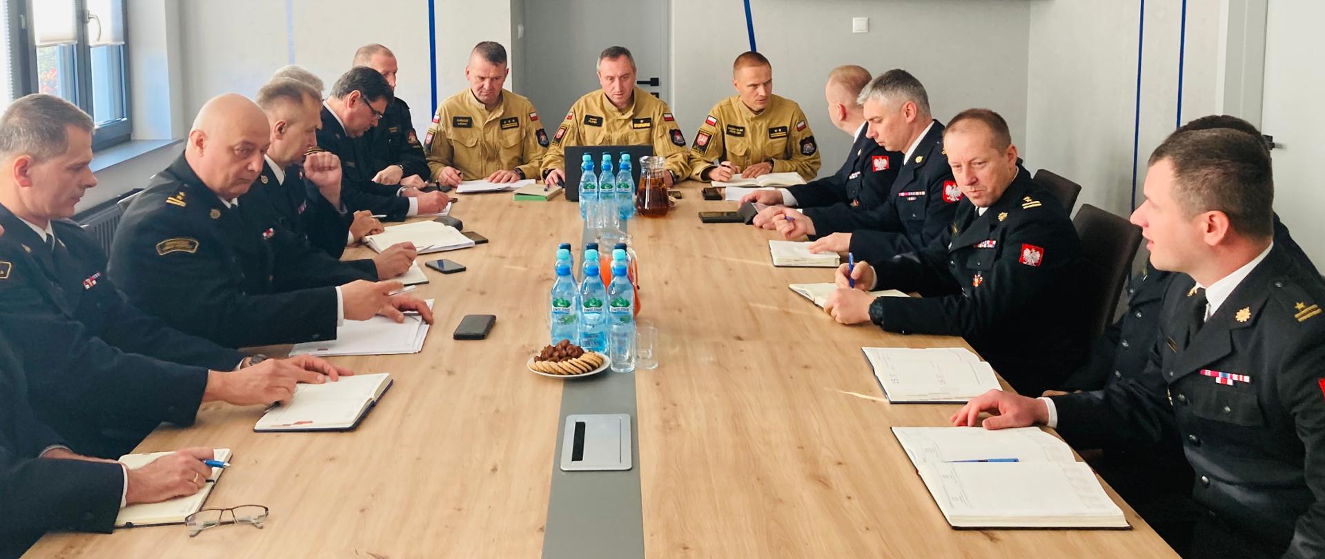 Odprawa kadry kierowniczej PSP woj. małopolskiego 