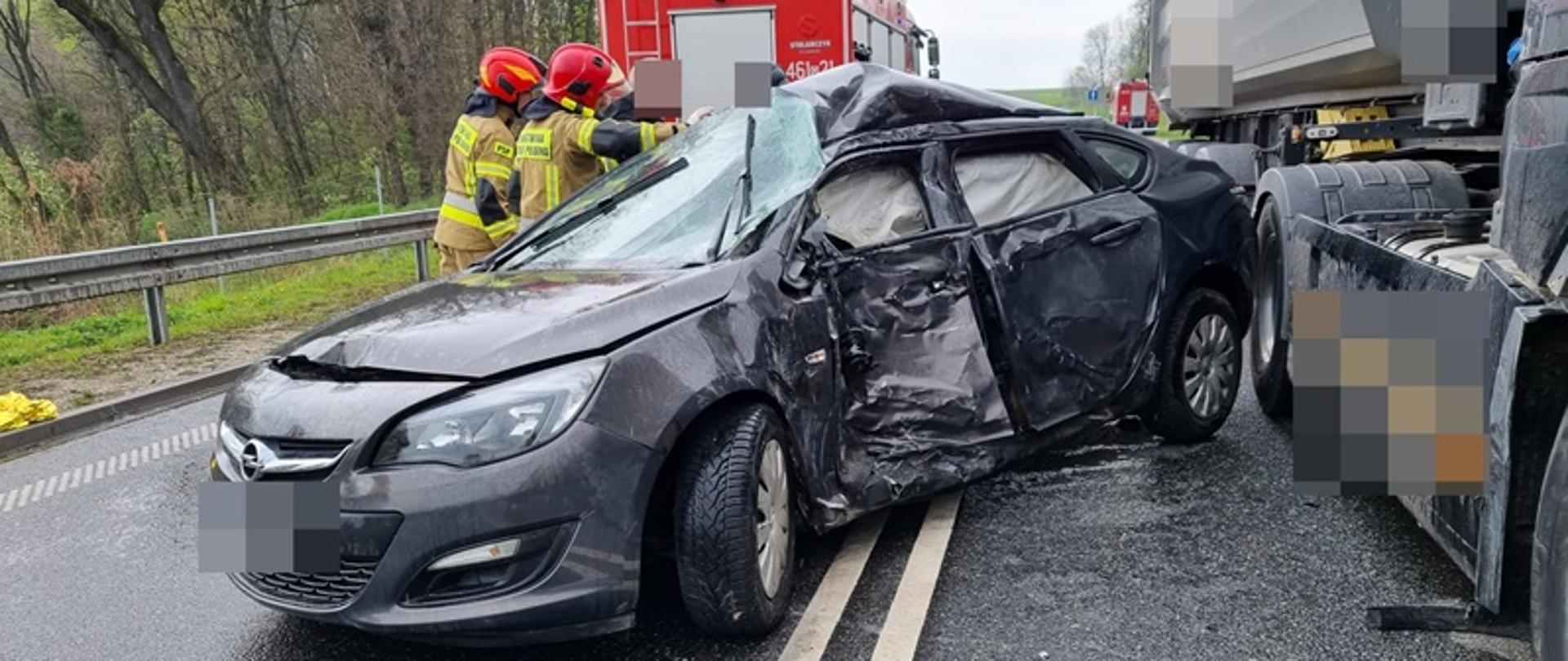 Wypadek drogowy DK41 obwodnica Nysa