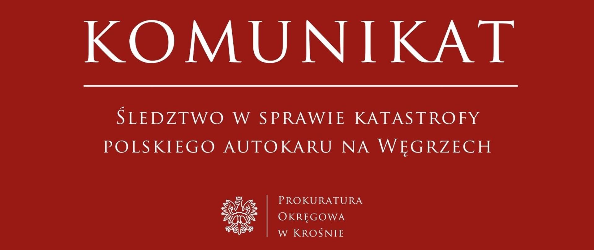 Śledztwo w sprawie katastrofy polskiego autokaru na Węgrzech