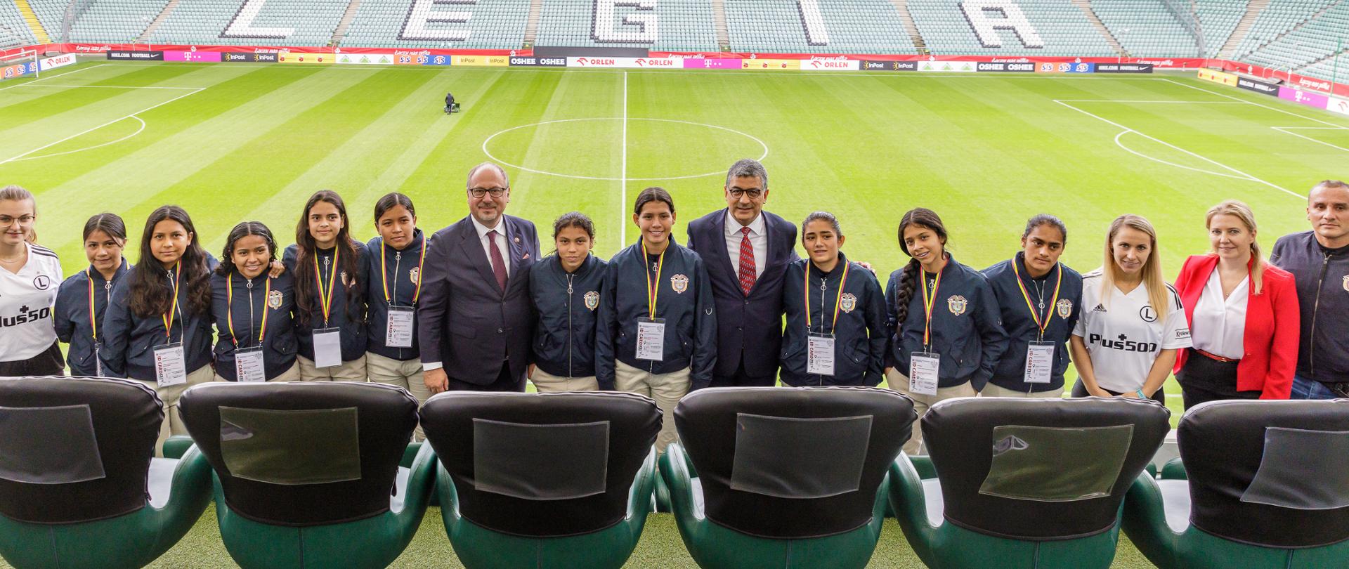 Spotkanie Szefa Służby Zagranicznej uczestniczkami 7. edycji polsko-kolumbijskiego programu dyplomacji sportowej