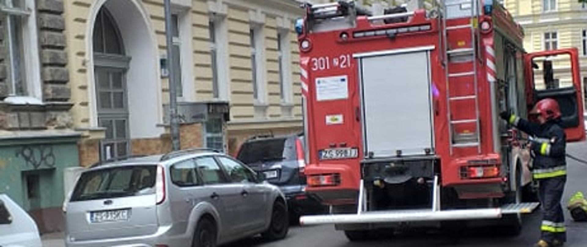 Pożar piwnicy Więckowskiego