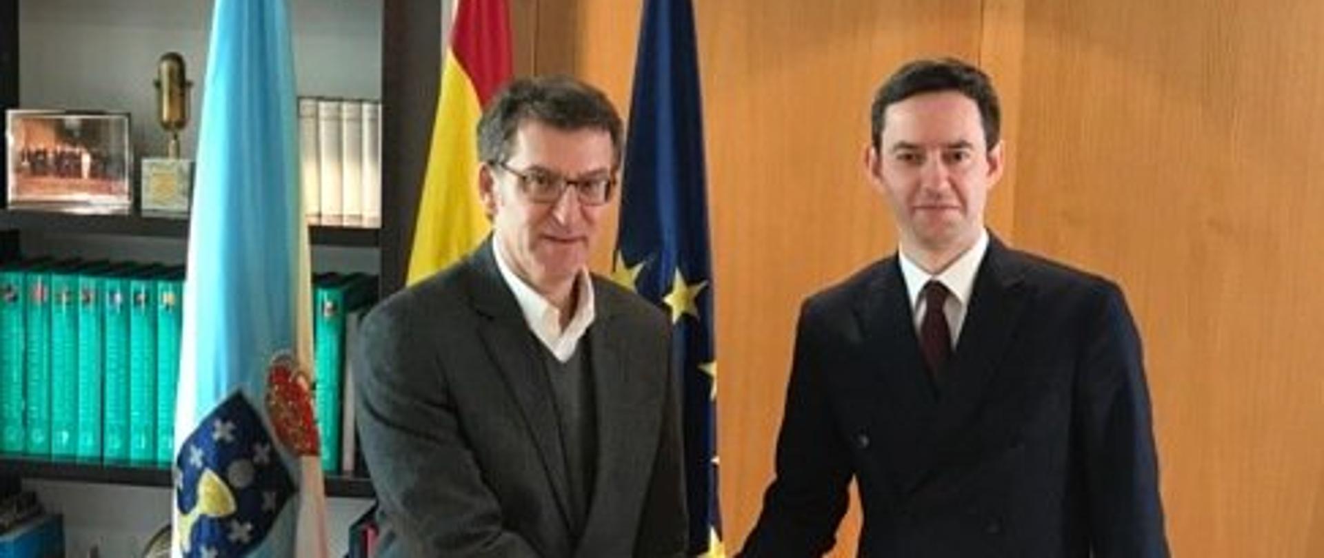 Wiceminister Marcin Ociepa podczas wizyty w Galicji