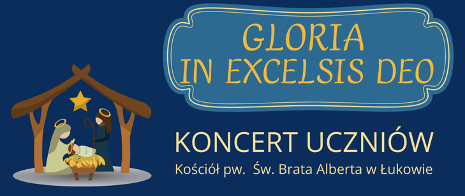 Baner koncert Gloria in excelsis Deo