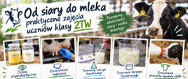 Od siary do mleka – praktyczne zajęcia uczniów klasy 2TW