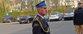 Uroczysta zbiórka strażaków