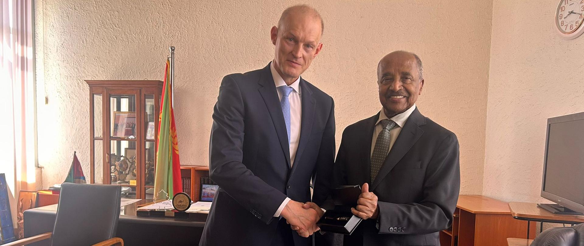 Wiceminister Wojciech Zajączkowski z wizytą w Erytrei – nowe otwarcie w relacjach dwustronnych
