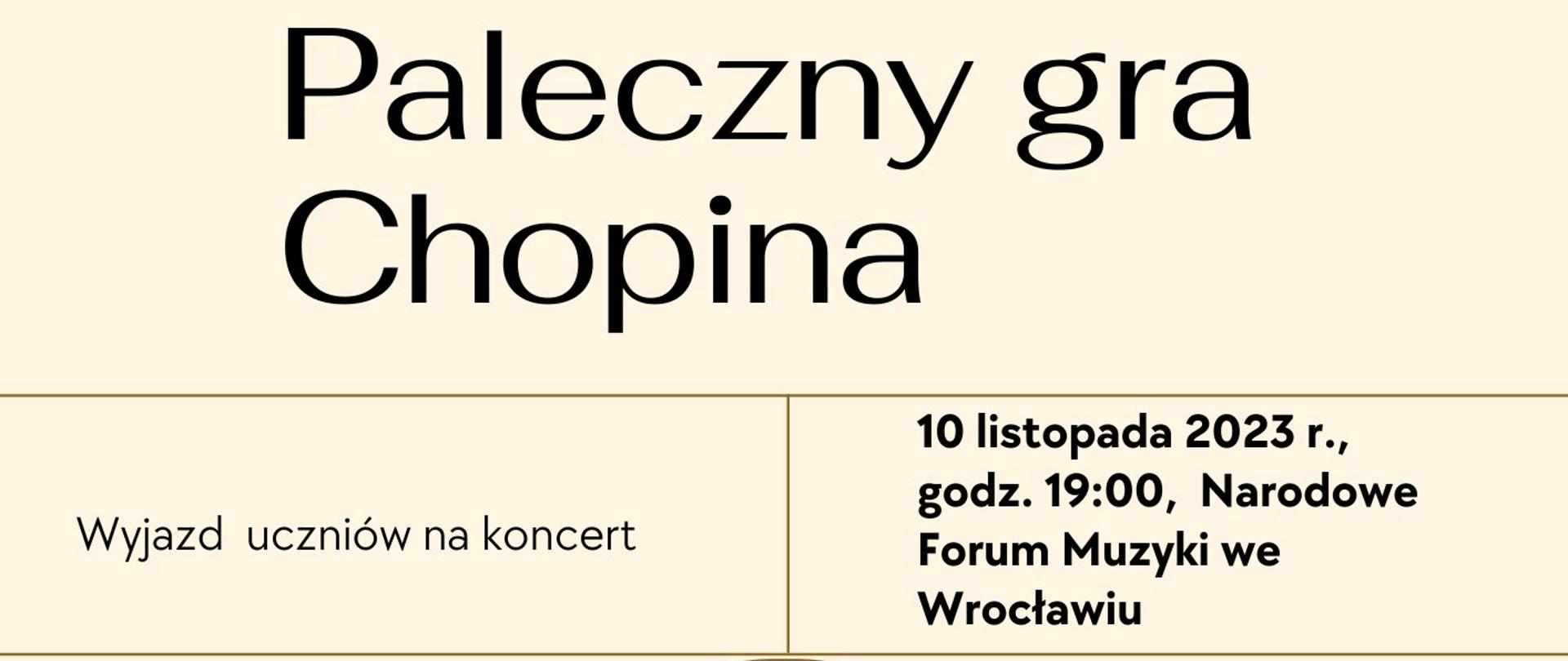 wyjazd szkolny na koncert 10.11.2023