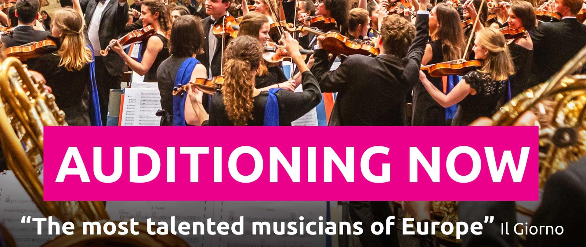 KOLEJNY NABÓR DO EUROPEAN UNION YOUTH ORCHESTRA