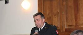 Pasowanie nowych członków Młodzieżowej Drużyny Pożarniczej OSP Gościejewo.
