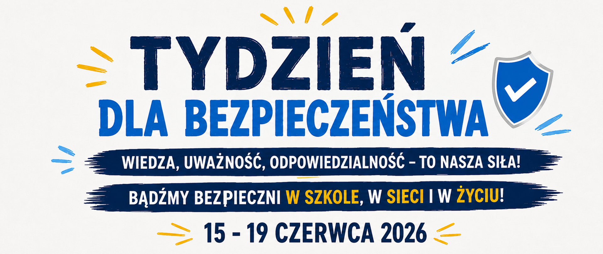 Tydzień dla bezpieczeństwa - baner