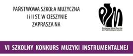 VI Konkurs Muzyki Instrumentalnej - KONSTELACJE NA ZAMKU - PLAKAT