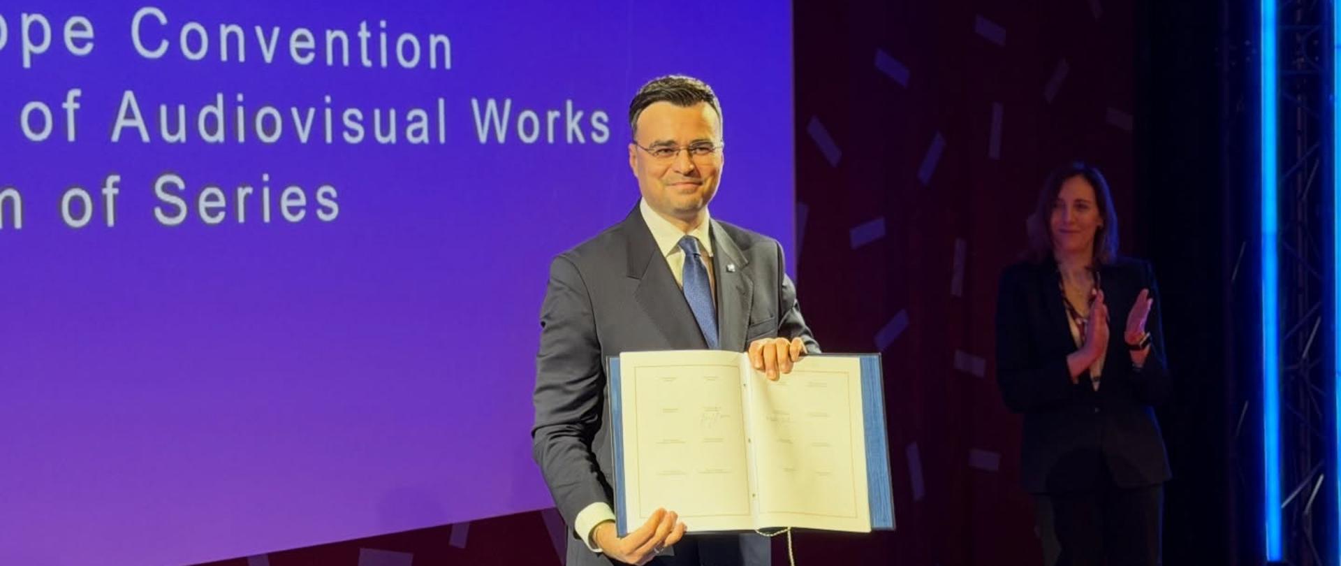 Podpisaliśmy Konwencję Rady Europy o koprodukcji utworów audiowizualnych w formie seriali