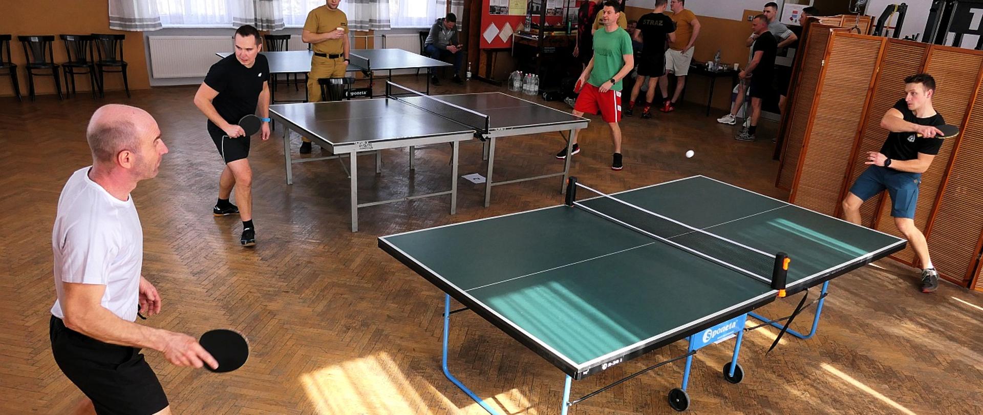 I Turniej Tenisa Stołowego o Puchar Komendanta Powiatowego PSP w Cieszynie