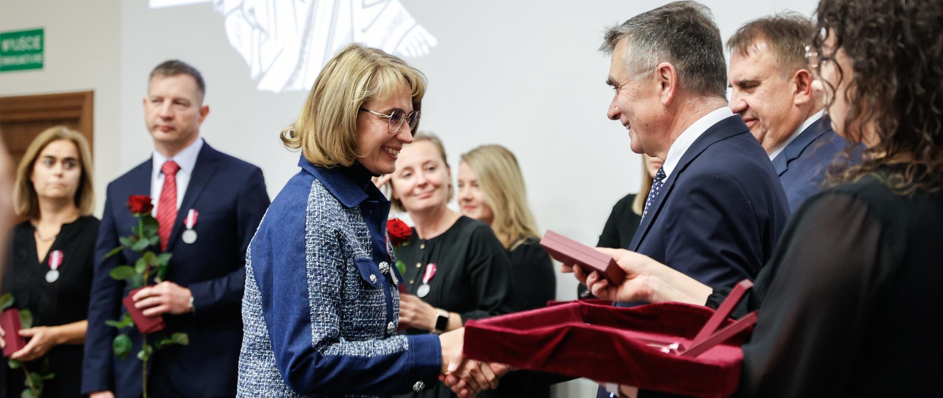 Ceremonia wręczenia odznaczeń państwowych i resortowych pracownikom UM w Lublinie i szpitali klinicznych.