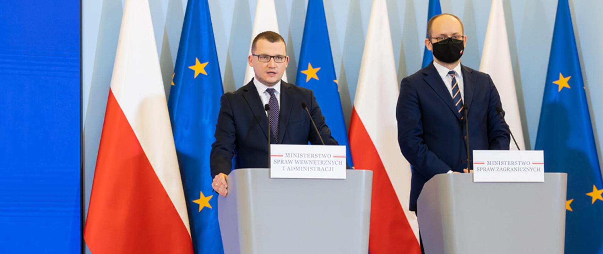 Konferencja prasowa w KPRM