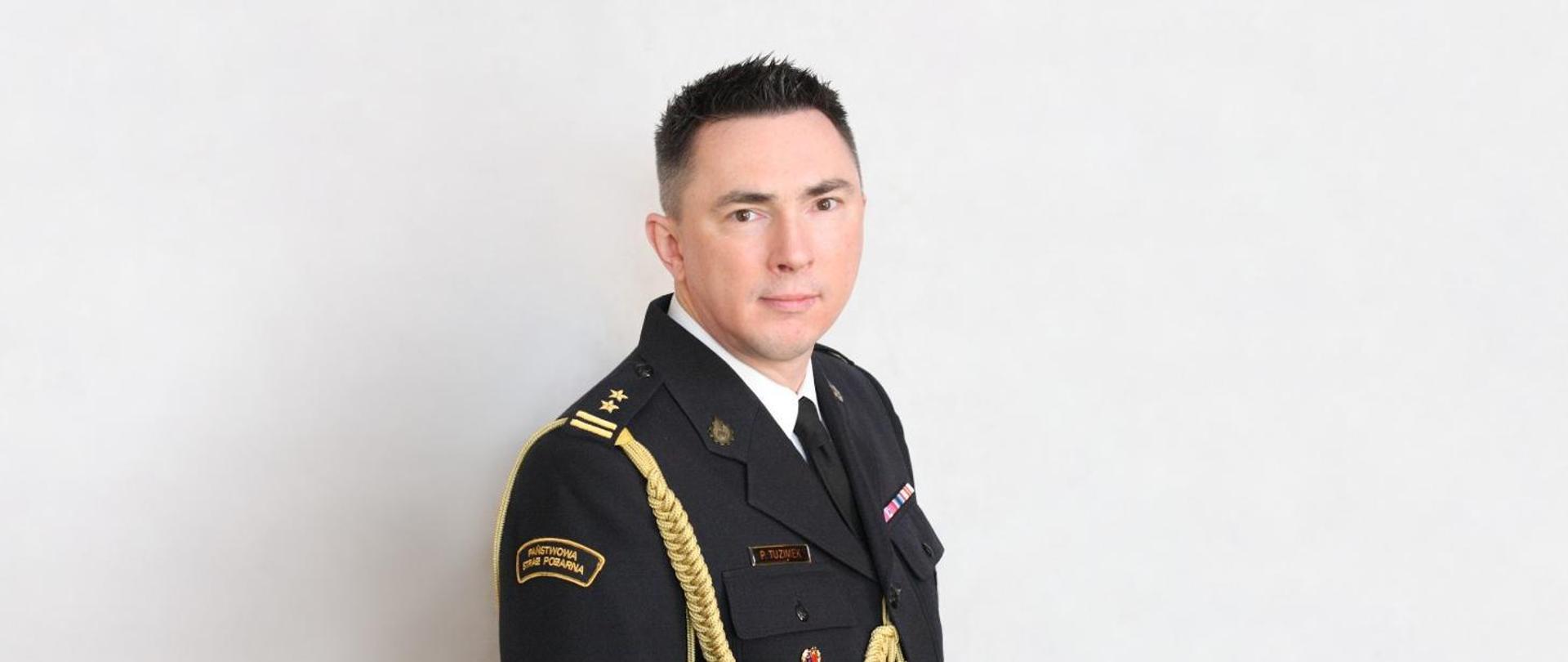 bryg. mgr inż. Piotr Tuzimek - p.o. Komendanta Powiatowego PSP w Goleniowie
