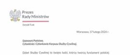 List Prezesa Rady Ministrów na Dzień Służby Cywilnej 2026