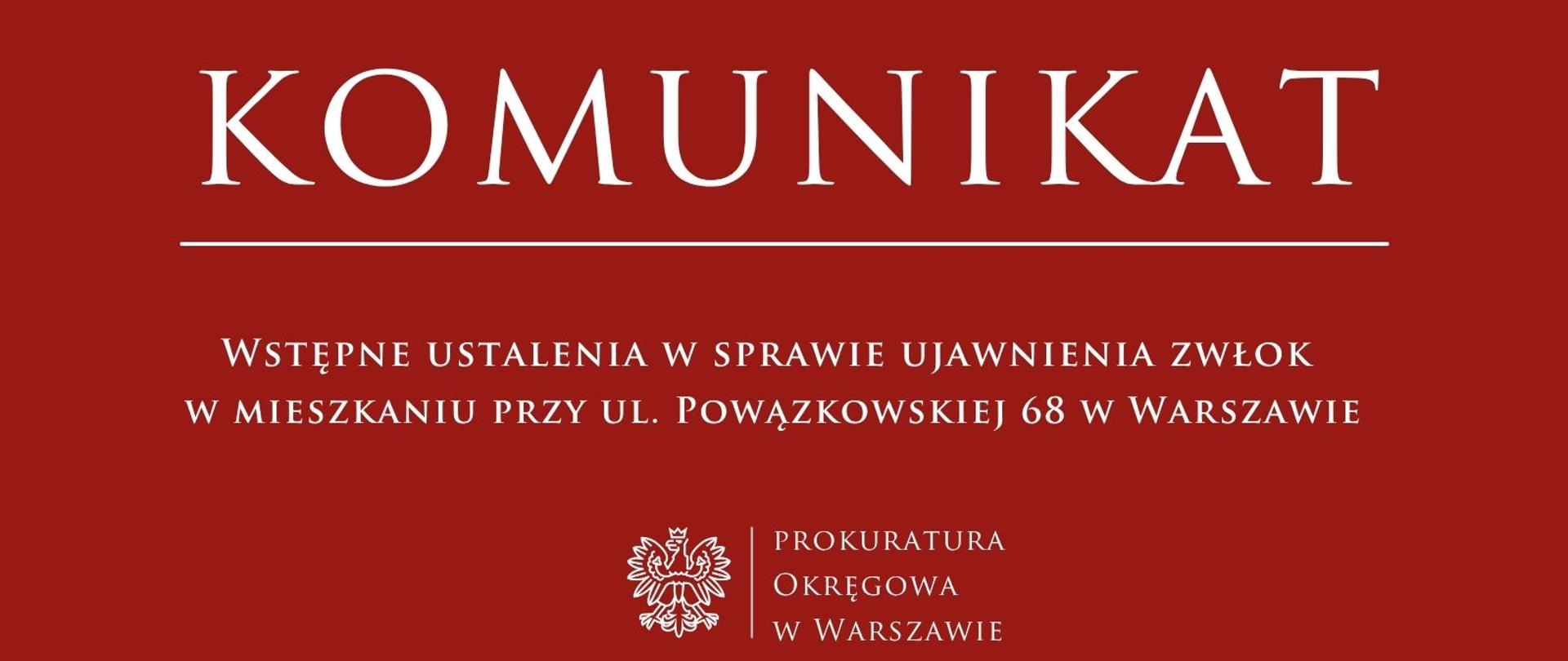 Komunikaty - Powązkowska 68