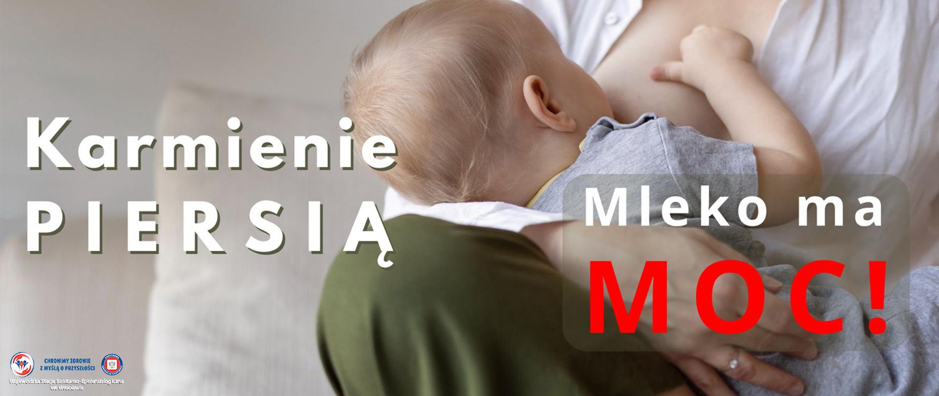 Matka karmiąca piersią dziecko