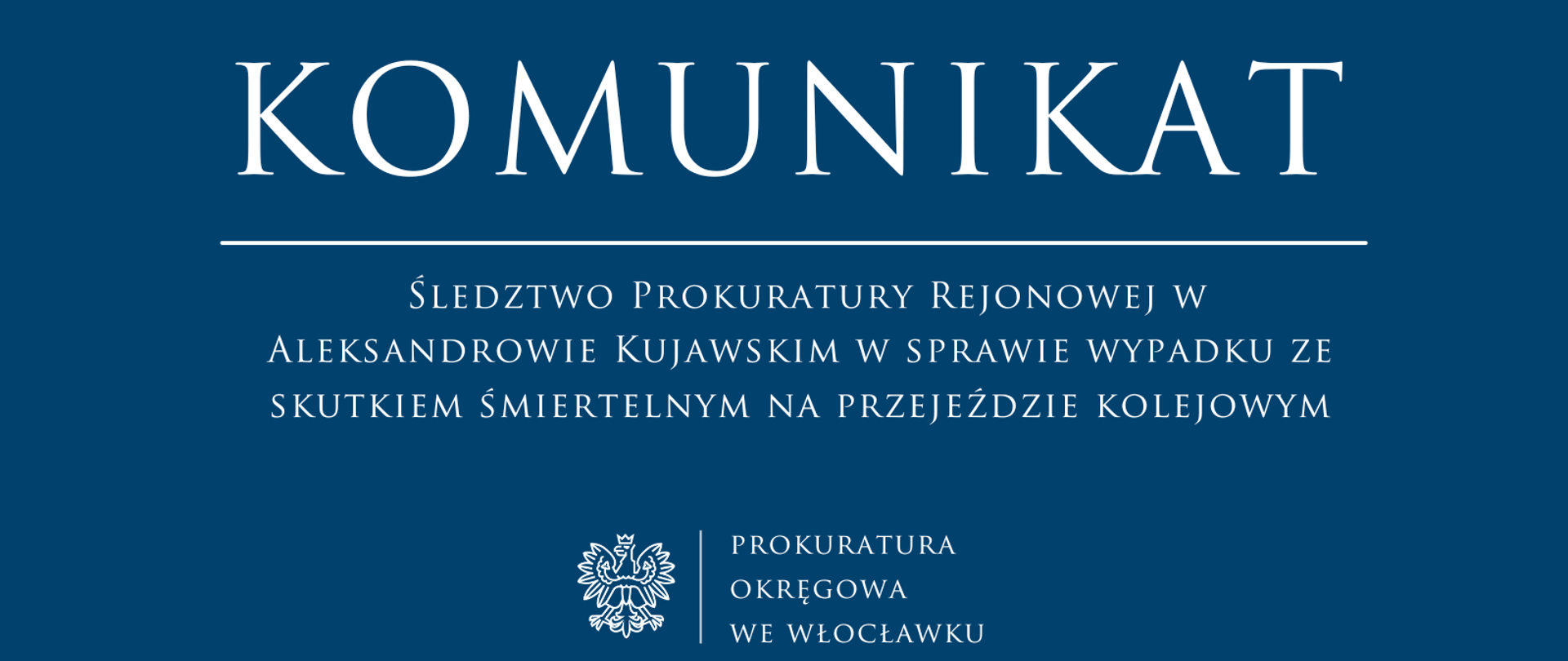 Komunikat prasowy
