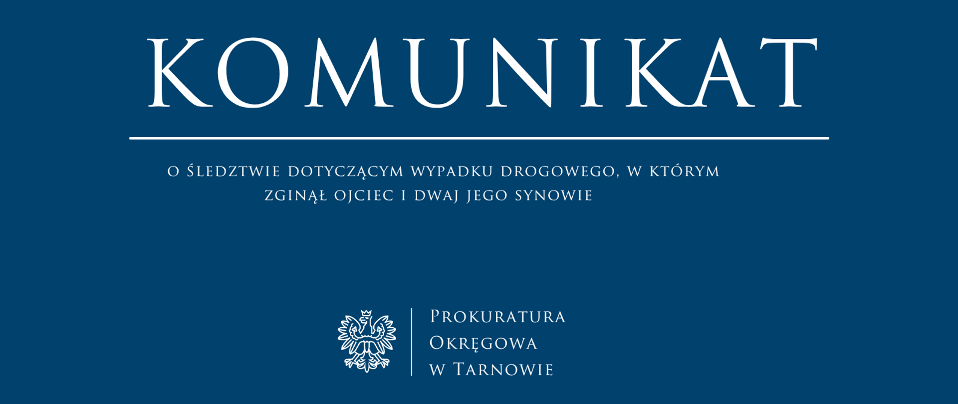 śmiertelny wypadek 