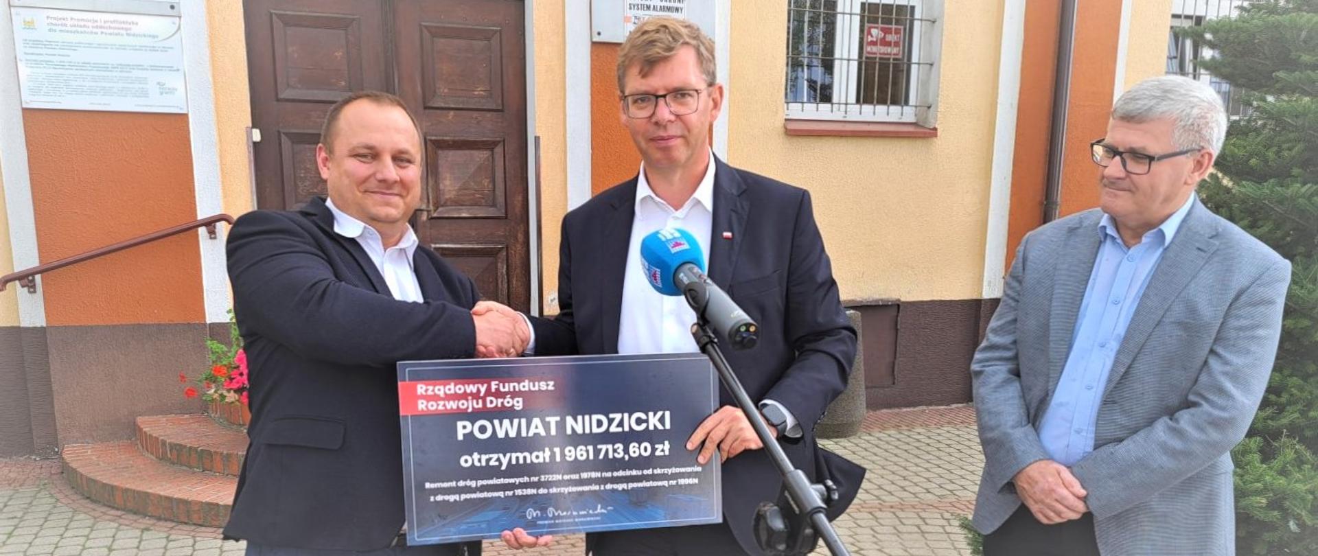 Prawie 2 miliony złotych na remonty dróg w powiecie nidzickim