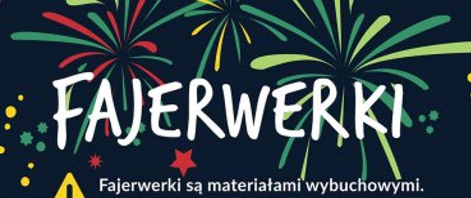 Bezpieczeństwo przy odpalaniu fajerwerków 