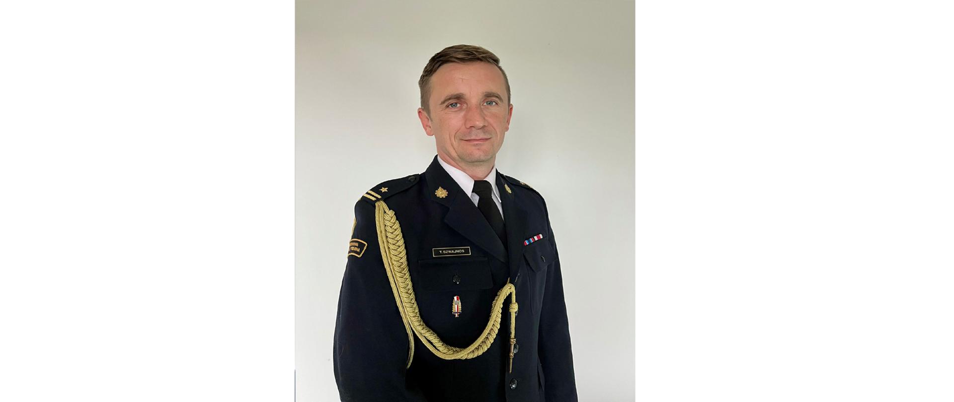 Zastępca Komendanta Tomasz Szwajnos