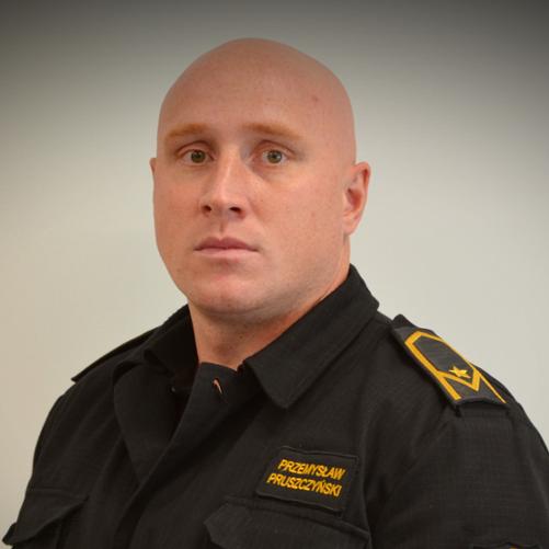 mł. asp. Przemysław Pruszczyński Dyżurny Stanowiska Kierowania