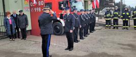 Wizytacja Mazowieckiego Komendanta Wojewódzkiego Państwowej Straży Pożarnej w Jednostce OSP Bogate