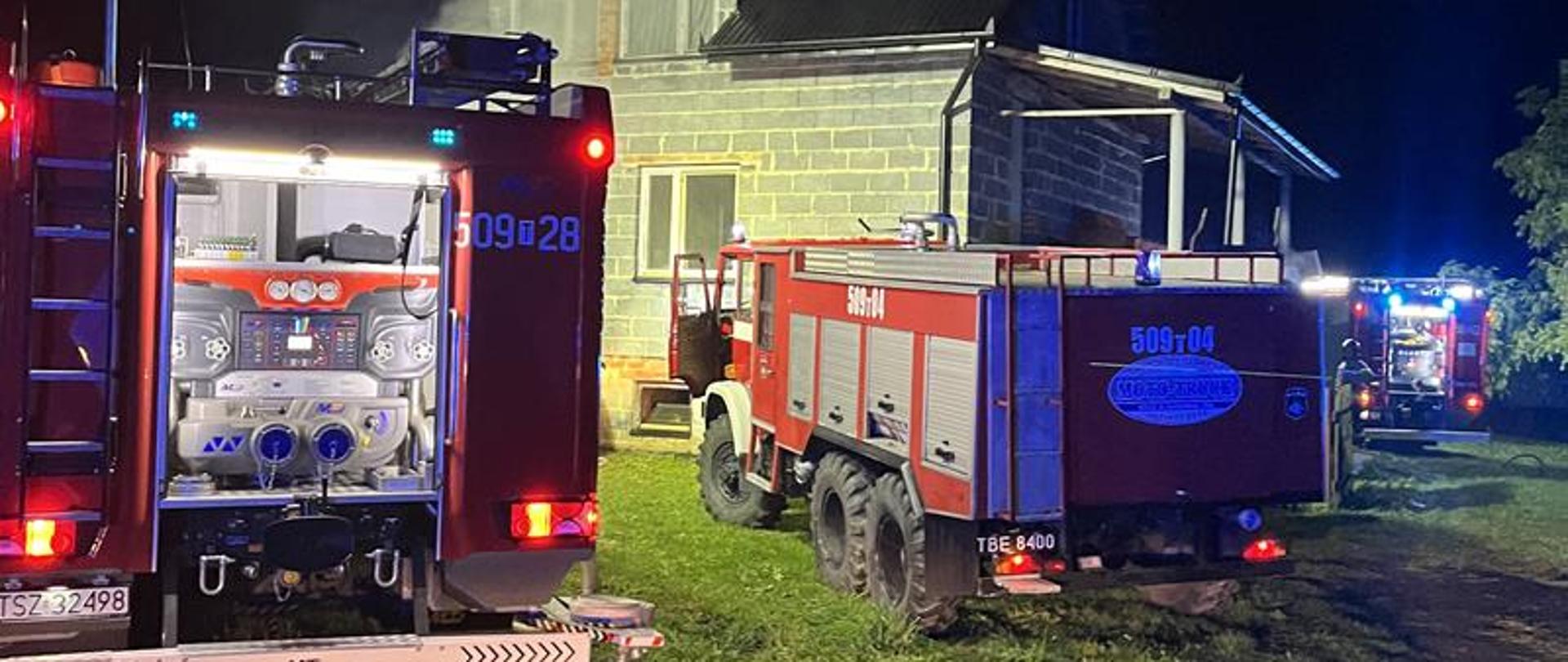 Działania Ratowniczo- Gaśnicze przy pożarze w kotłowni.