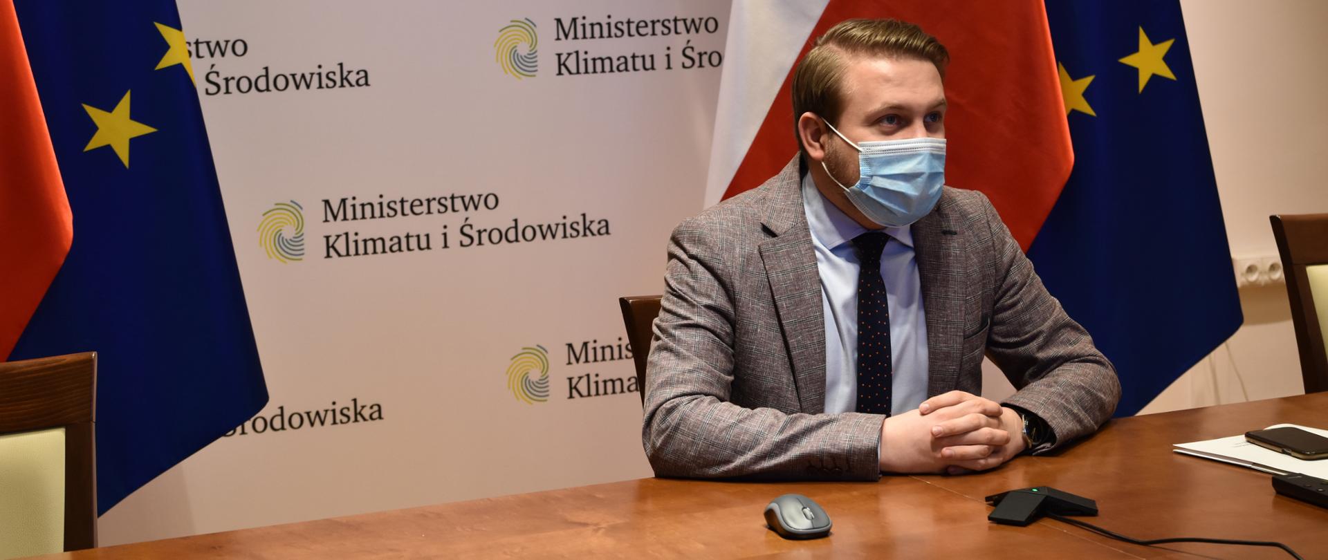 Wiceminister klimatu i środowiska Jacek Ozdoba