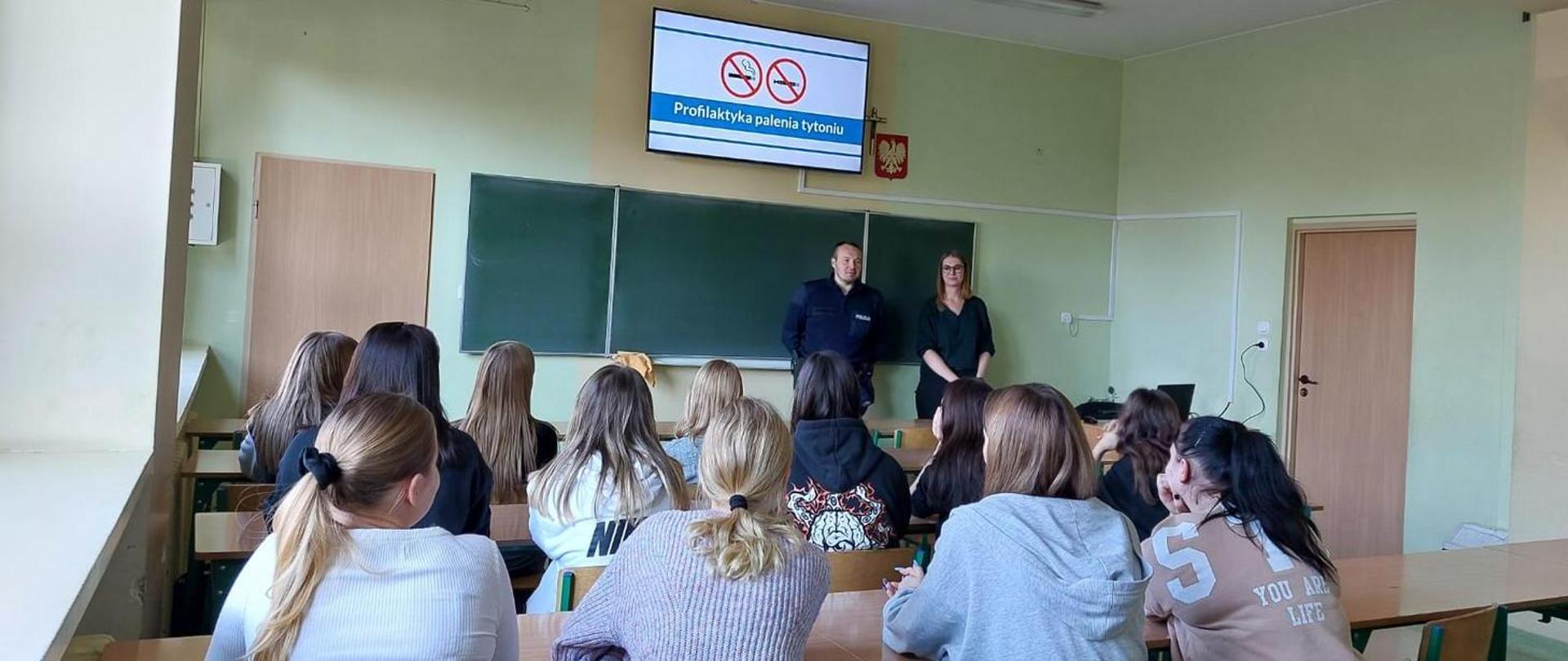 Współpraca z Komendą Powiatowej Policji w Kępnie w zakresie profilaktyki palenia