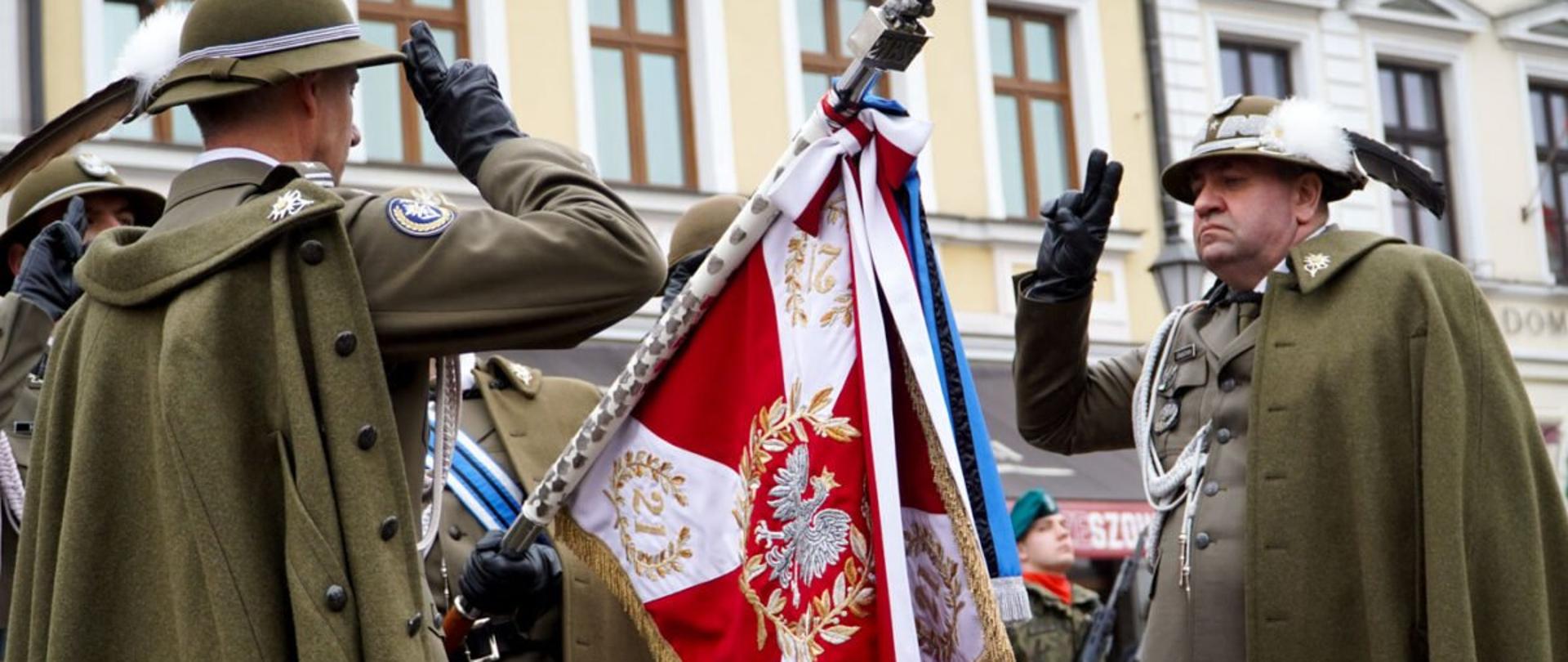 Generał Lewandowski żegna się z Brygadą