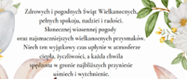 Życzenia Komendanta Powiatowego PSP w Iławie z okazji Świąt Wielkanocnych