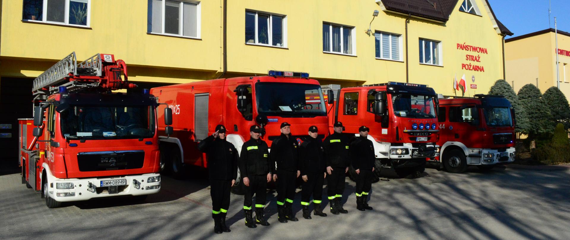 Hołd dla Ukraińskich strażaków.