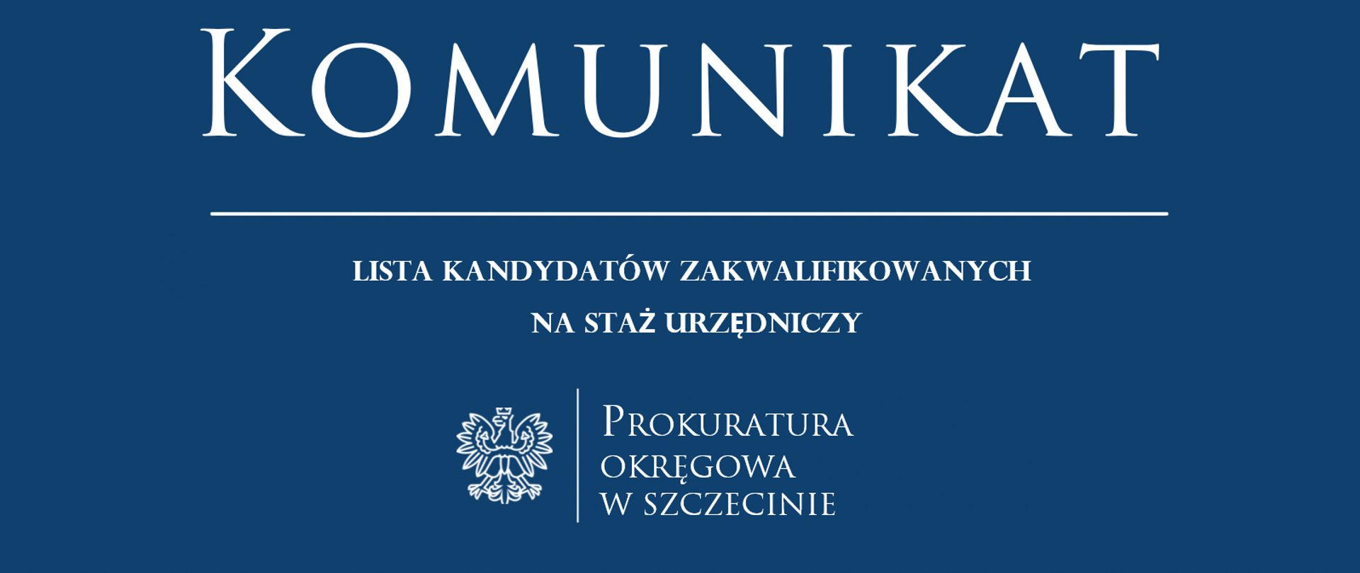 kwalifikacja na staż urzędniczy