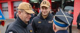 Pożegnanie strażaków odchodzących na zaopatrzenie emerytalne (31.01.2025 r.)