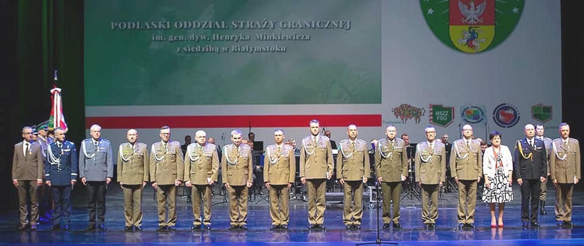 Uroczysty apel Straży Granicznej