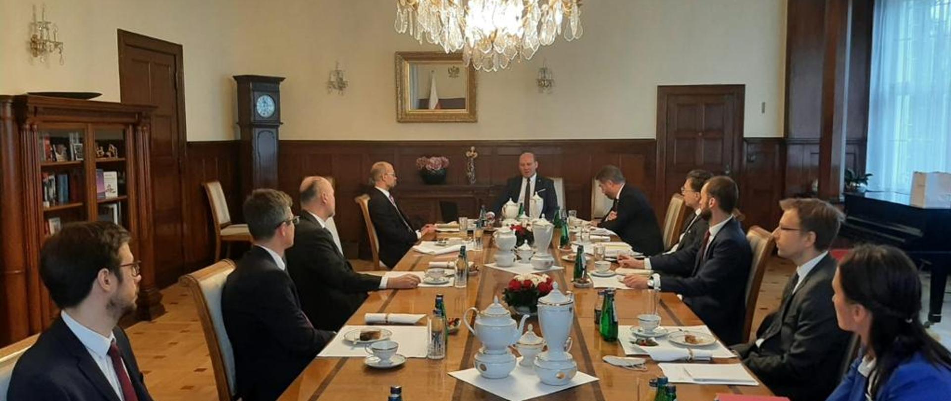 Wiceminister Szymon Szynkowski vel Sęk z wizytą w Berlinie 