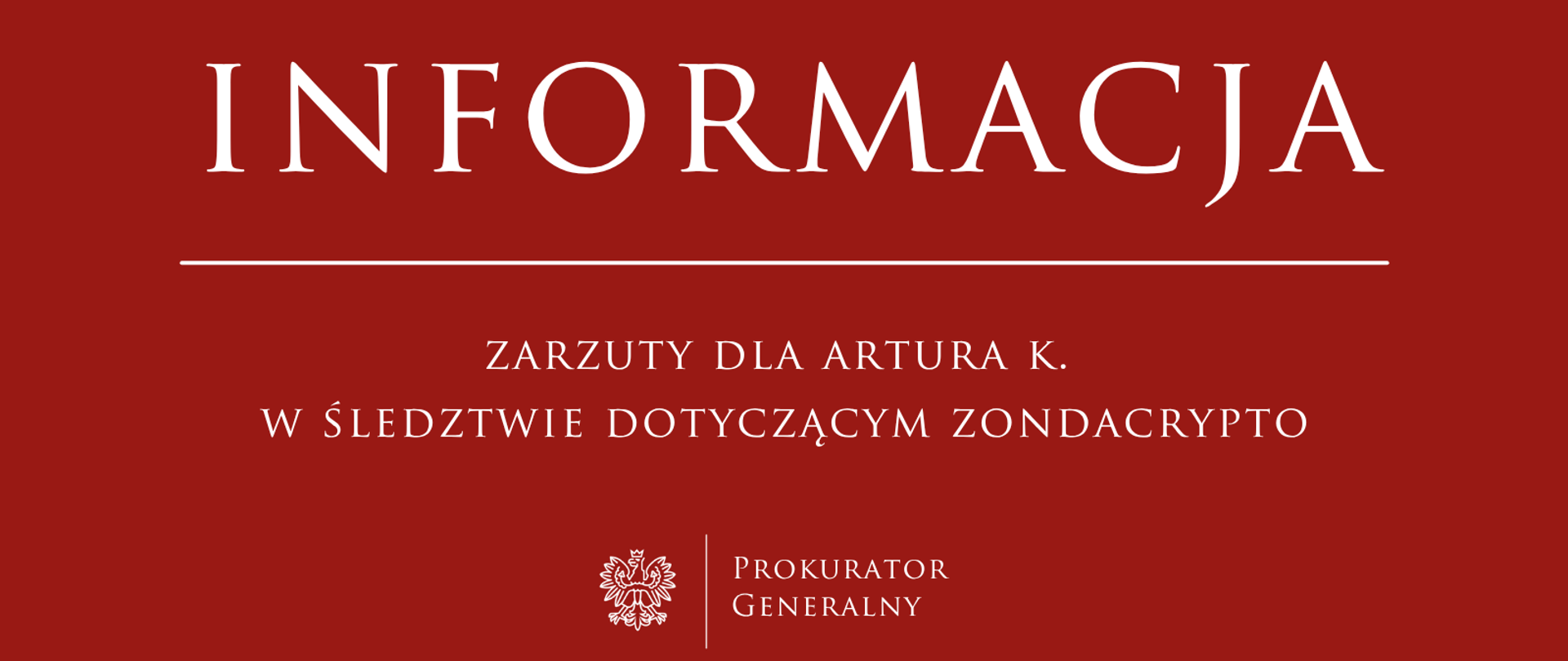 Zarzuty dla Artura K. w śledztwie dotyczącym ZondaCrypto